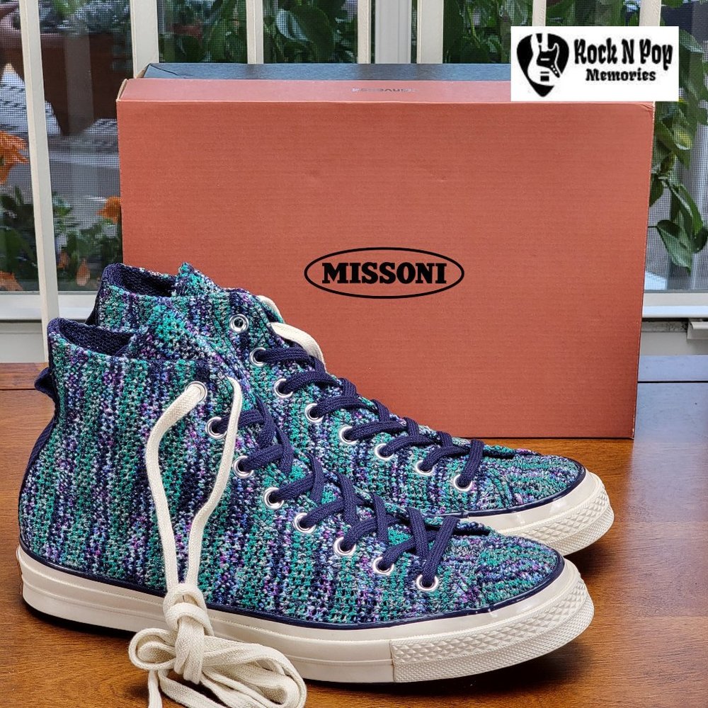 Converse X Missoni Chuck  70 Hi 153104C Eclipse/Auburn Size 9 Men's